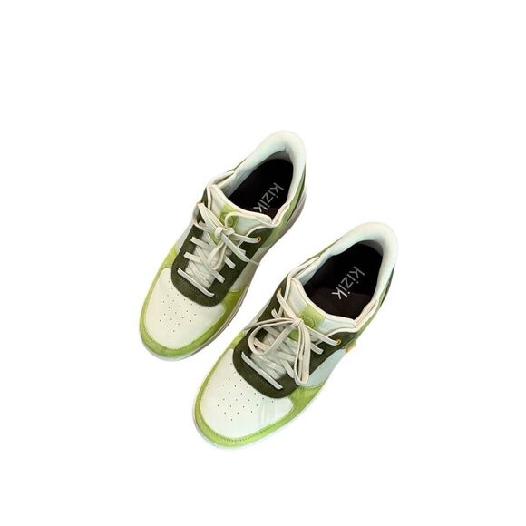 Kizik Brisbane Womens 11 Mens 8.5 Sweet Pea Hands Free Lace Up Comfort Sneakers - Picture 5 of 9